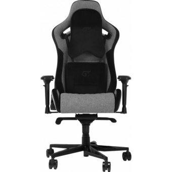 Зображення Геймерське крісло GT Racer X-0724 Fabric Gray/Black Suede