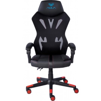 Зображення Геймерське крісло Aula F010 Gaming Chair Black/Red (6948391286228)
