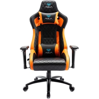 Зображення Геймерське крісло Aula F1031 Gaming Chair Black/Orange (6948391286211)