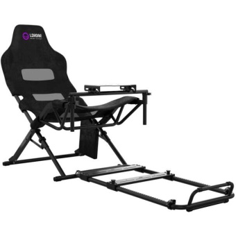 Изображение Геймерское кресло Lorgar Flex RAF1 з кокпітом кріплення для керма та педалей Black (LRG-RAF1)