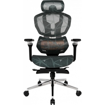 Зображення Геймерське крісло GT Racer X-7002 Black/Black/Green (X-7002 Black/Black/Green (Massage))
