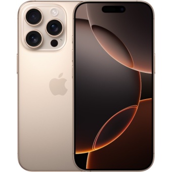Зображення Смартфон Apple iPhone 16 Pro 128GB Desert Titanium (REF Як новий Esim)