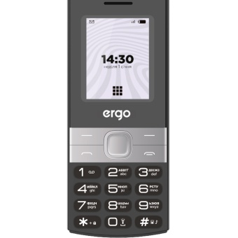 Зображення Мобільний телефон Ergo B185 Dual Sim Black
