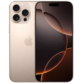 Зображення Смартфон Apple iPhone 16 Pro Max 256GB Desert Titanium MYWX3 ( REF Як новий Esim)
