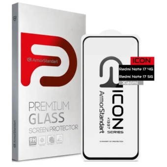 Изображение Защитное стекло Armorstandart Icon Xiaomi Redmi Note 17 4G / Note 17 5G (ARM92690)