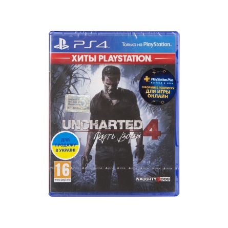 Диск Sony BD диску Uncharted 4: Шлях злодія [PS4, Russian version]