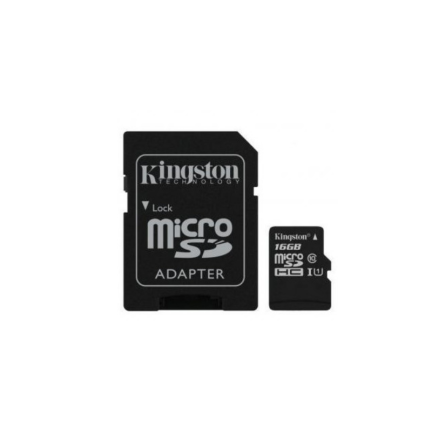 Карта памяти Kingston MSDHC 16Gb UHS1 cl10 SD