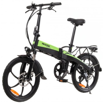 Изображение Электровелосипед Maxxter RUFFER (black-green)
