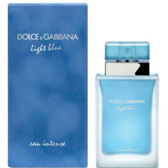 Фотография Парфюмированная вода Dolce&Gabbana Light Blue Eau Intense 25 мл (3423473032793)