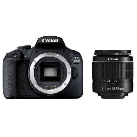 Цифрова фотокамера Canon EOS 2000D BK 18-55 DCIII (2728C007AA