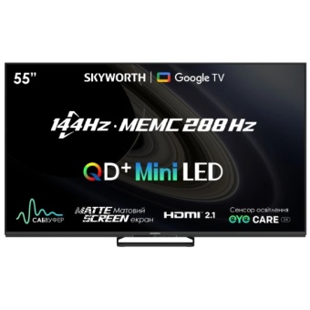 Зображення Уцінка ** Телевізор Skyworth MiniLED 55X87PRO