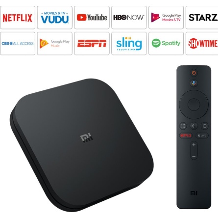 Smart TV Box Xiaomi Mi box S 4K 2/8GB Black фото №4