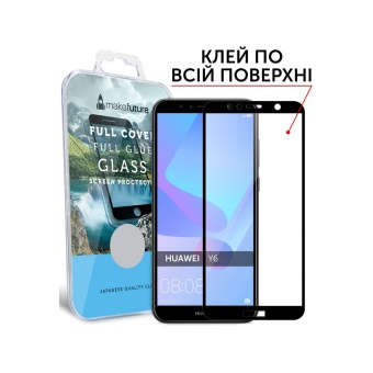 Изображение Защитное стекло MakeFuture H Y6 Black 00 00040294