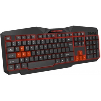 Зображення Клавіатура Esperanza EGK201 Red USB LED (EGK201RUA)