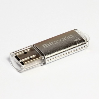 Изображение Флешка Mibrand Cougar 64 Gb Silver 2.0