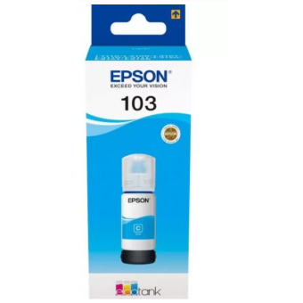 Зображення Чорнила для принтера Epson 103 Cyan (C13T00S24A)