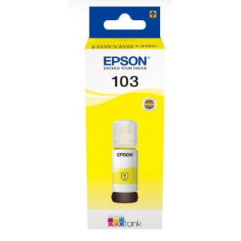 Зображення Чорнила для принтера Epson 103 yellow (C13T00S44A)