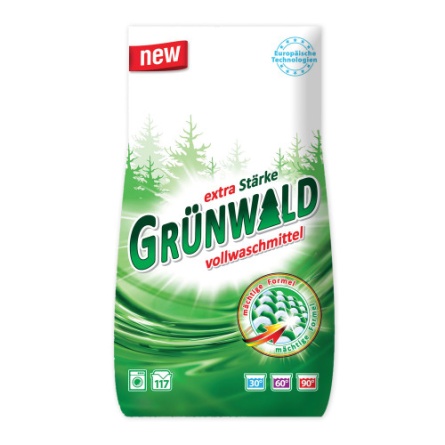 Аксесуари СМА Grünwald Порошок пральний універсальний Гірська Свіжість, 10 кг п/е