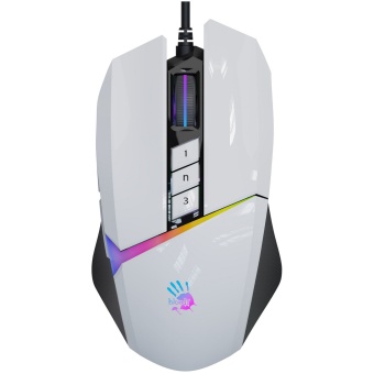 Изображение Компьютерная мыш A4Tech W60 Max Bloody (Panda White)