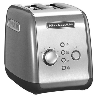 Изображение Тостер KitchenAid 5KMT221ECU на 2 тоста сріблястий