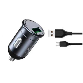 Зображення АЗП XO CC46 single USB QC3.0 18W 3A Gray