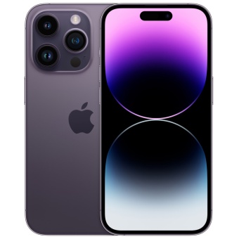 Изображение Смартфон Apple iPhone 14 Pro 256GB Deep Purple (MQ1F3)