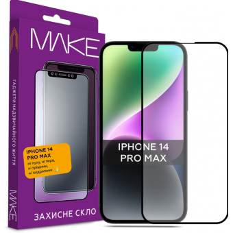 Зображення Захисне скло MAKE Apple iPhone 14 Pro Max (MGF-AI14PM)