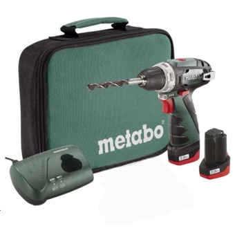 Зображення Шуруповерт Metabo PowerMaxx BS акумуляторний 10.8V, 2x2Aг, сумка
