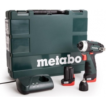 Зображення Шуруповерт Metabo PowerMaxx BS Basic акумуляторний, 10.8 В, 2х2.0Аг, кейс
