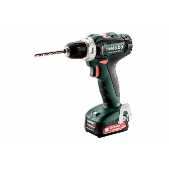 Зображення Шуруповерт Metabo PowerMaxx BS 12, 2х2.0Аг (Slide-in), ЗП SC-30, кейс МС05