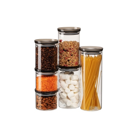 Ємність для зберігання Ardesto Банка AR1309SF 900 мл, скло, пластик, силікон фото №6