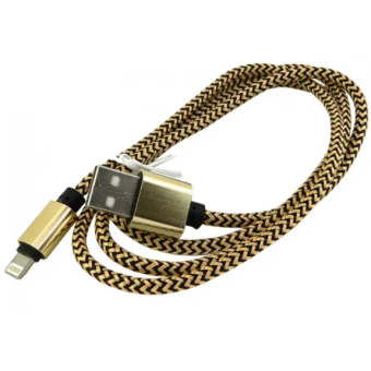 Изображение Walker USB cable C520 Lightning gold/black