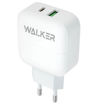 Зображення МЗП Walker WH-37 PD3.0_3A / QC3.0_3A / 18W white
