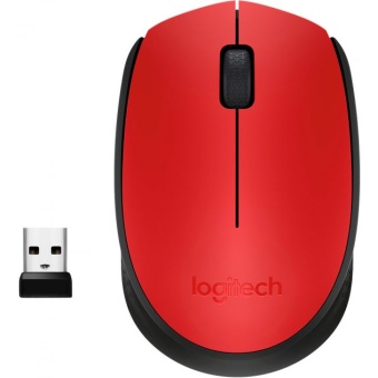 Изображение Компьютерная мыш Logitech M171 червоний