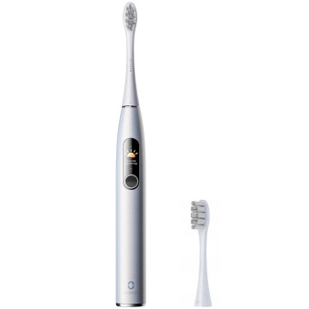 Изображение Зубная щетка Oclean X Pro Digital Electric Toothbrush Glamour Silver (6970810552560)