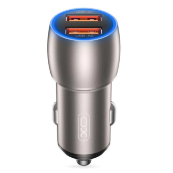 Зображення МЗП XO CC52 Metal double USB QC&PD3.0 18W 3A Tarnish