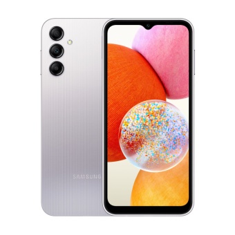 Изображение Смартфон Samsung Galaxy A14 4/128GB Silver (SM-A145FZSWSKZ)
