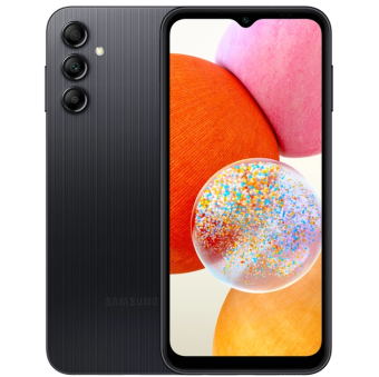 Зображення Смартфон Samsung Galaxy A14 LTE 4/64Gb Black (SM-A145FZKU)