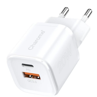 Зображення МЗП Charome C10 Pure PD QC3.0 20W Charger White