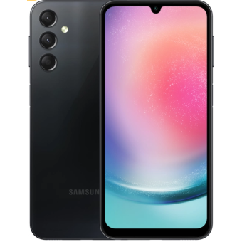 Изображение Смартфон Samsung Galaxy A24 6/128Gb Black (SM-A245FZKVSEK)