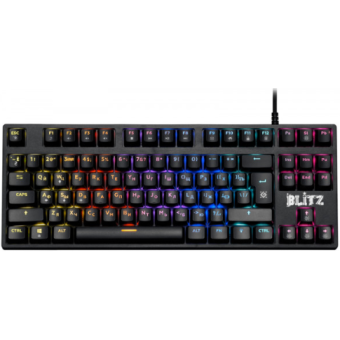 Зображення Клавіатура Defender Blitz GK-240L EN, Rainbow, mechanical (45241)