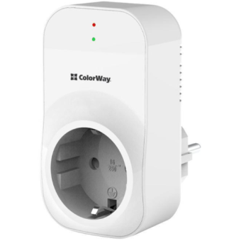 Зображення Реле напруги Colorway 165V/260V LED1 White (16A/3680W) (CW-VR16-03L)