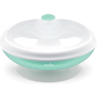 Изображение Посуд для дітей Nuvita Тарілка NV1427COOLGREEN 6м  зелена
