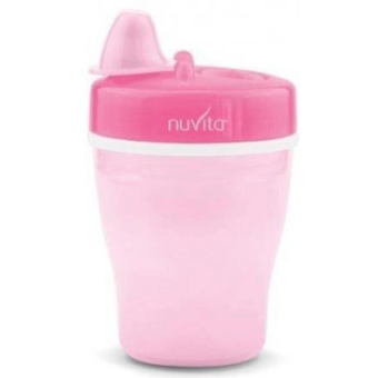Зображення Посуд для дітей Nuvita Поїльник NV1433Pink 12м  200мл