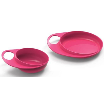 Зображення Посуд для дітей Nuvita Easy Eating NV8461Pink 2шт.
