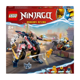 Зображення Конструктор Lego Ninjago Перегоновий робобайк-трансформер Сори (71792)