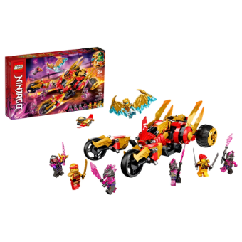 Зображення Конструктор Lego Ninjago Рейдер Золотого дракона Кая (71773)