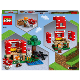 Зображення Конструктор Lego Minecraft Грибний будинок (21179)