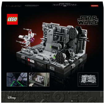 Зображення Конструктор Lego Star Wars Діорама «Політ над Зіркою Смерті» (75329)