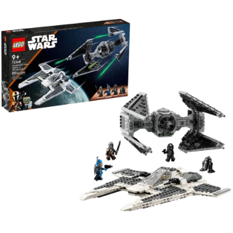 Зображення Конструктор Lego Star Wars Мандалорський винищувач проти Перехоплювача TIE (75348)